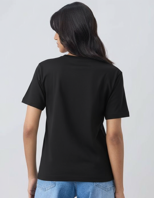 "Cute Baby elephant”– Black Regular Fit T-Shirt