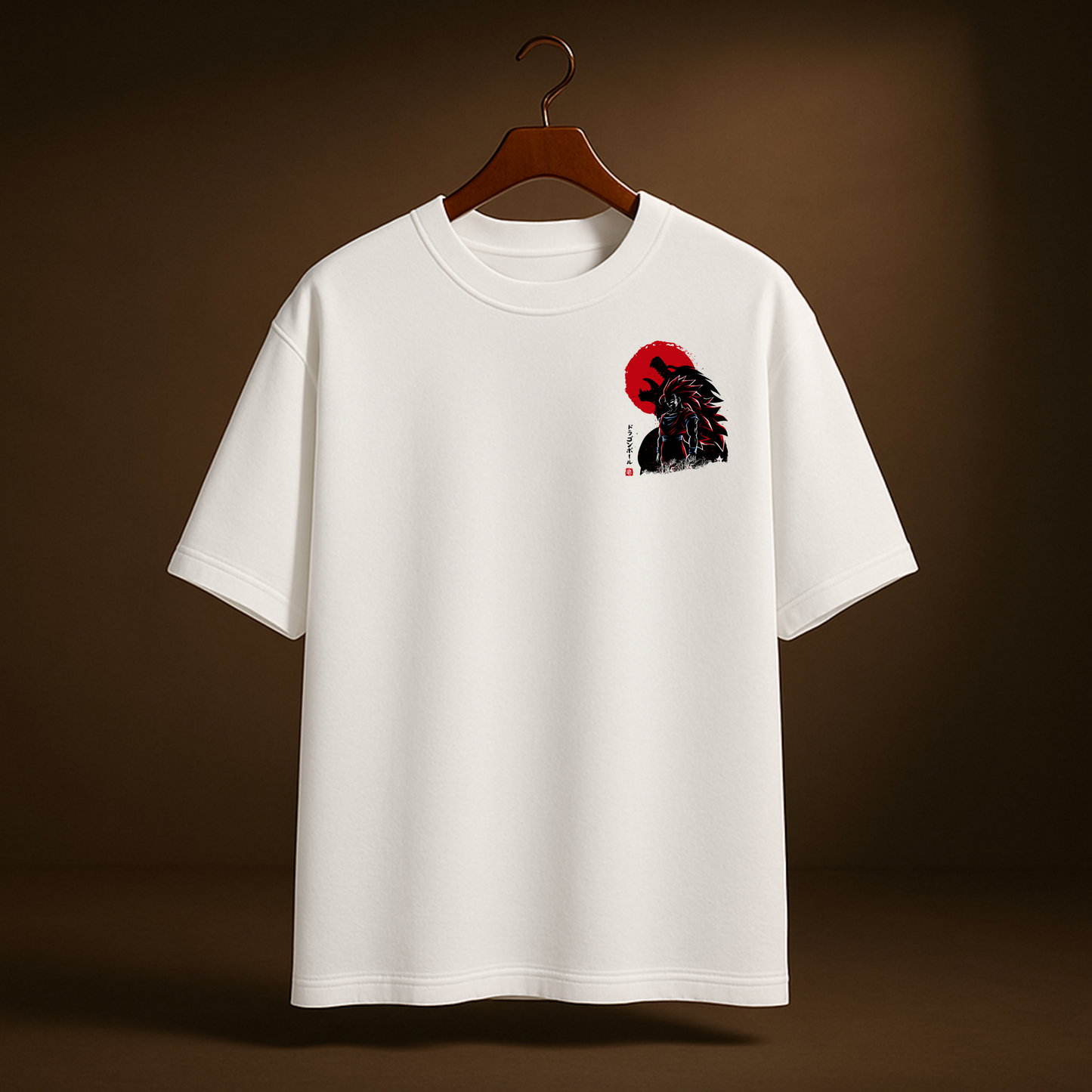 Roar of the Flame King – White classic Oversize Tee