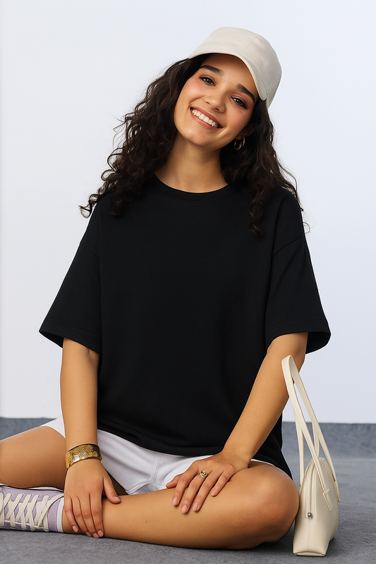 Premium Black Oversized t shirts