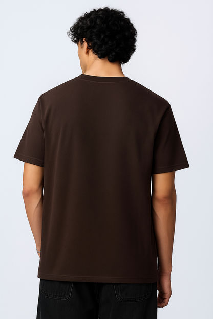 Do What Is Right, Not What Is Easy – Dark Coffee Oversized T-Shirt