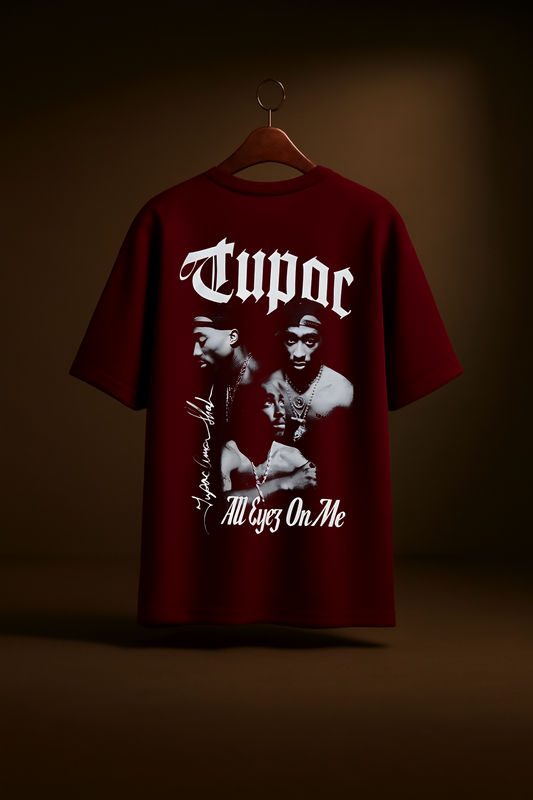 Faith and Fire – Maroon Premium Oversize Tee