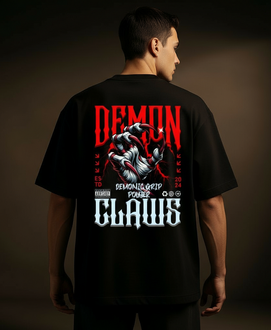 Demon Claws: Bloodprint Edition over size tee