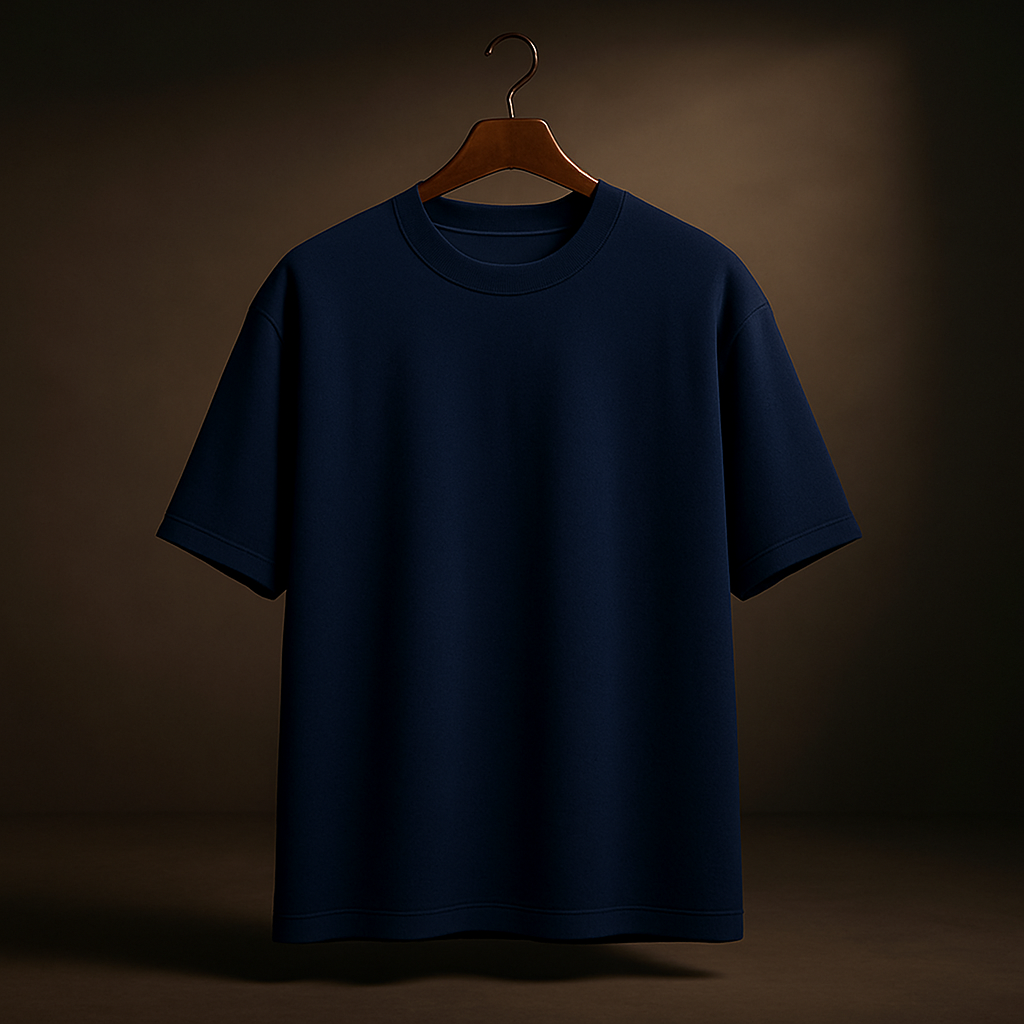 Dark Navy Oversized T-Shirt