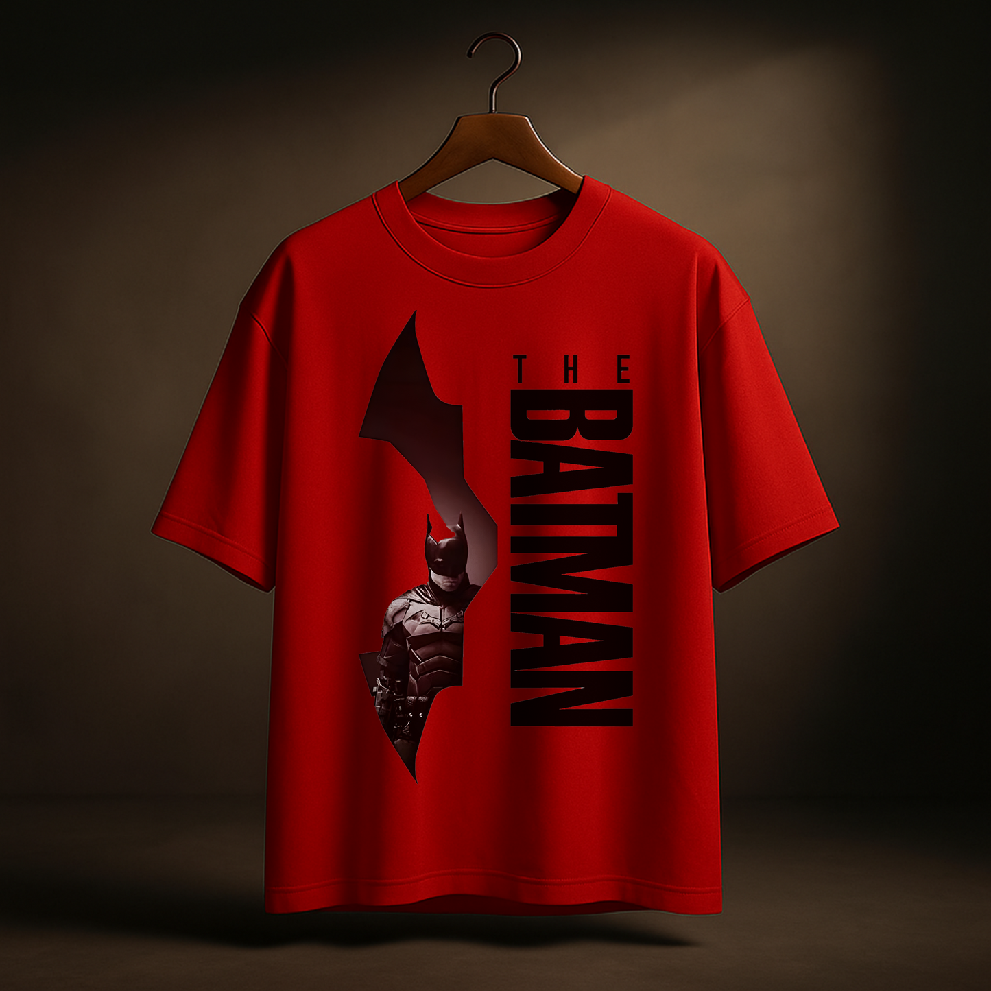 Dark Knight Rise – Red Oversized T-Shirt