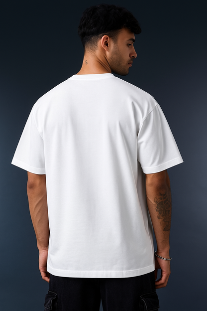Classic Plain White Oversized Tee