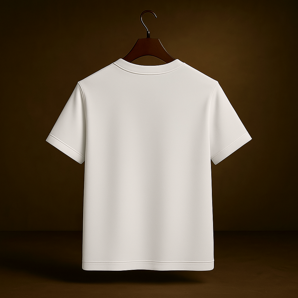 Pookie Panda – White Regular Fit T-Shirt