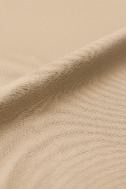 Plain Beige Oversized T-Shirt