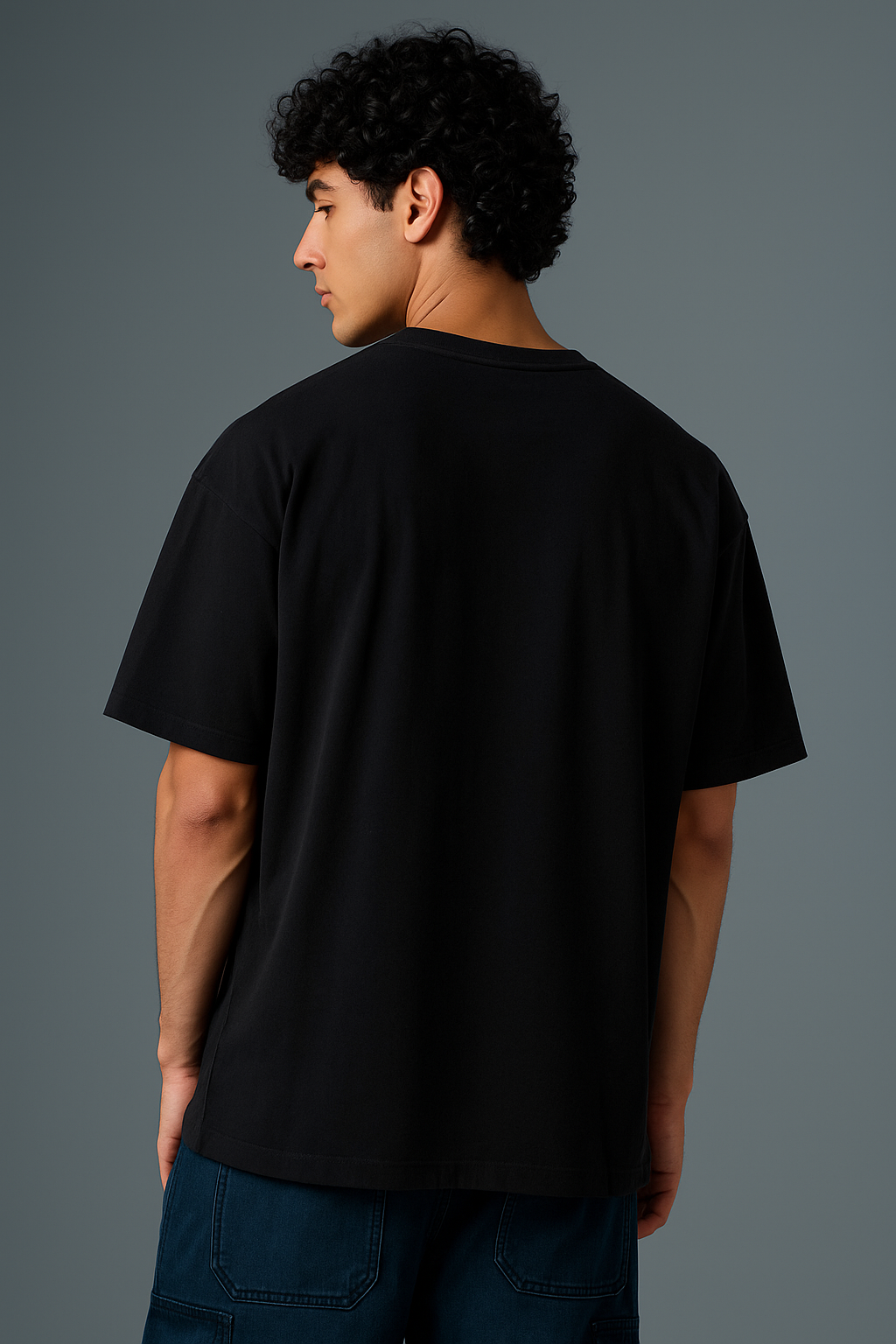 The Roaring Hulk – Black Oversized T-Shirt